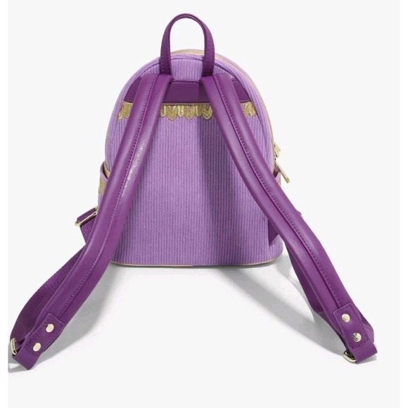 Loungefly Disney Beauty and the Beast Chip Figural Corduroy Mini Backpack - Picture 3 of 4